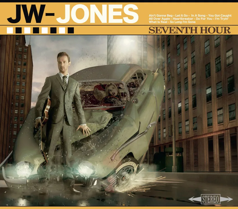Official album cover art for the release Seventh Hour by The JW-Jones Blues Band