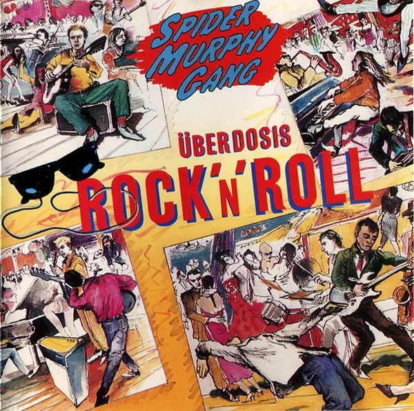 Official album cover art for the release Überdosis Rock’n’Roll by Spider Murphy Gang