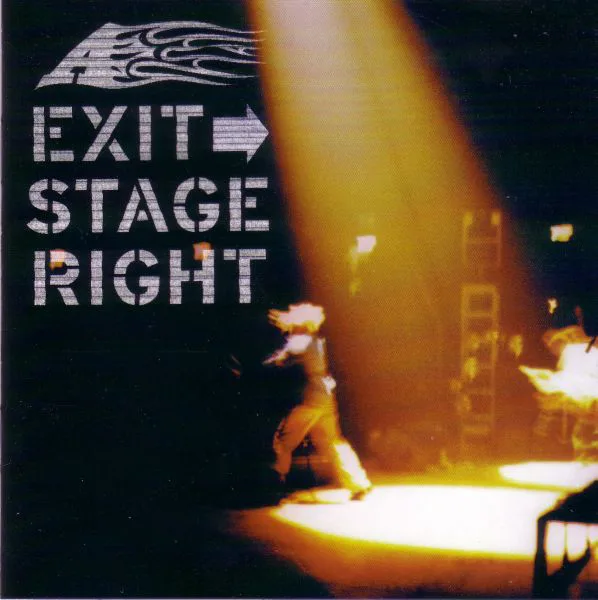 Official album cover art for the release Exit Stage Right by A