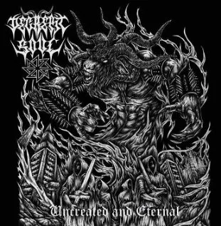 Official album cover art for the release Uncreated and Eternal by Decrepit Soul