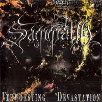Official album cover art for the release Verwoesting/Devastation by Sammath