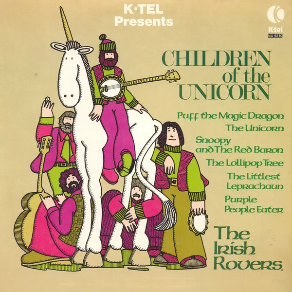 Official album cover art for the release Children of the Unicorn by The Irish Rovers