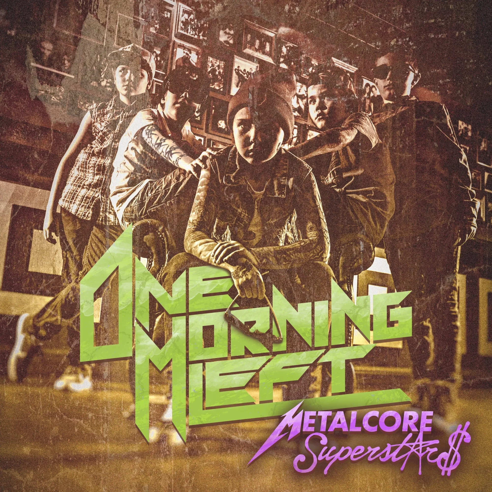 Official album cover artwork for Metalcore Superstars by One Morning Left