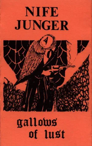 Official album cover art for the release gallows of lust by Nife Junger