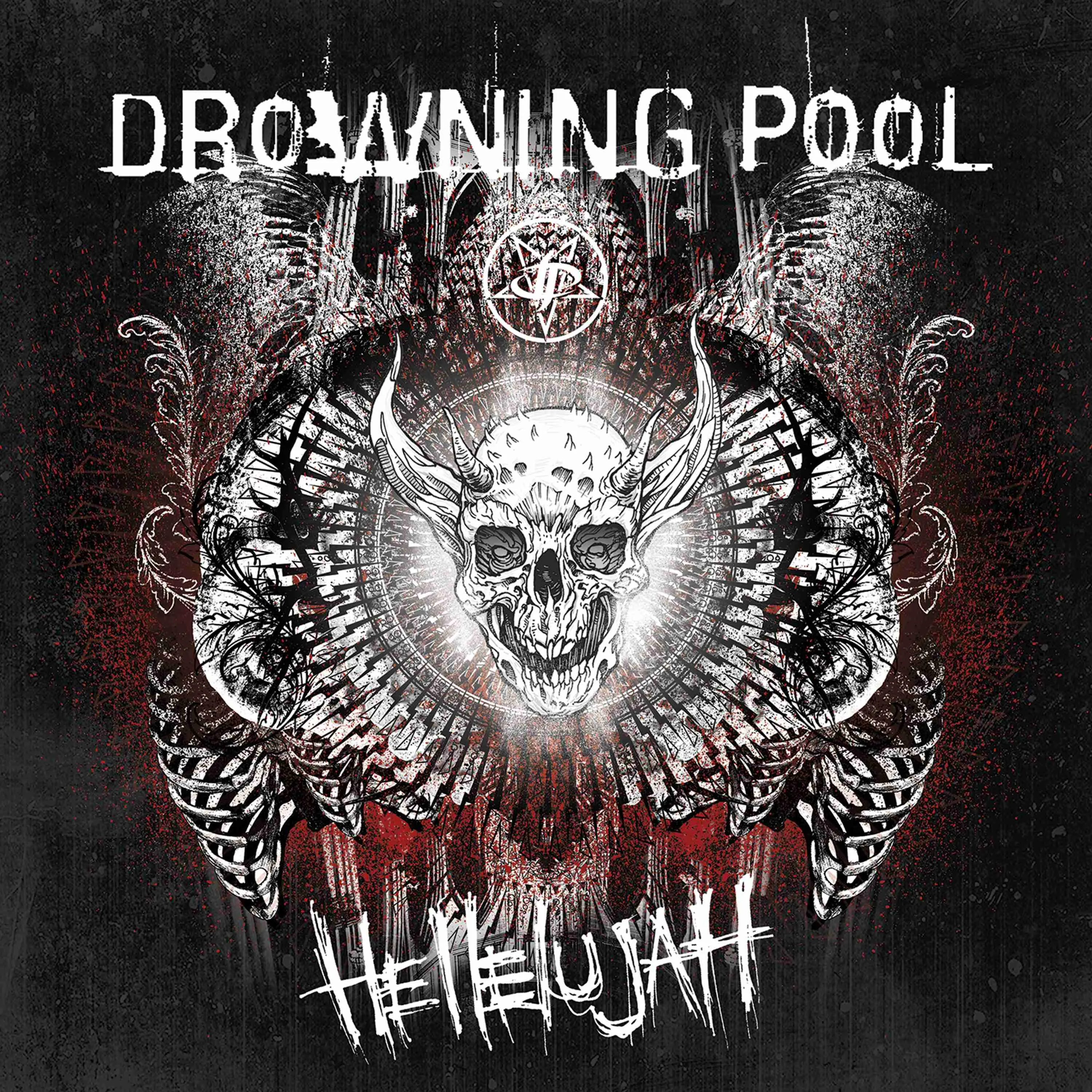 Official album cover art for the release Hellelujah by Drowning Pool
