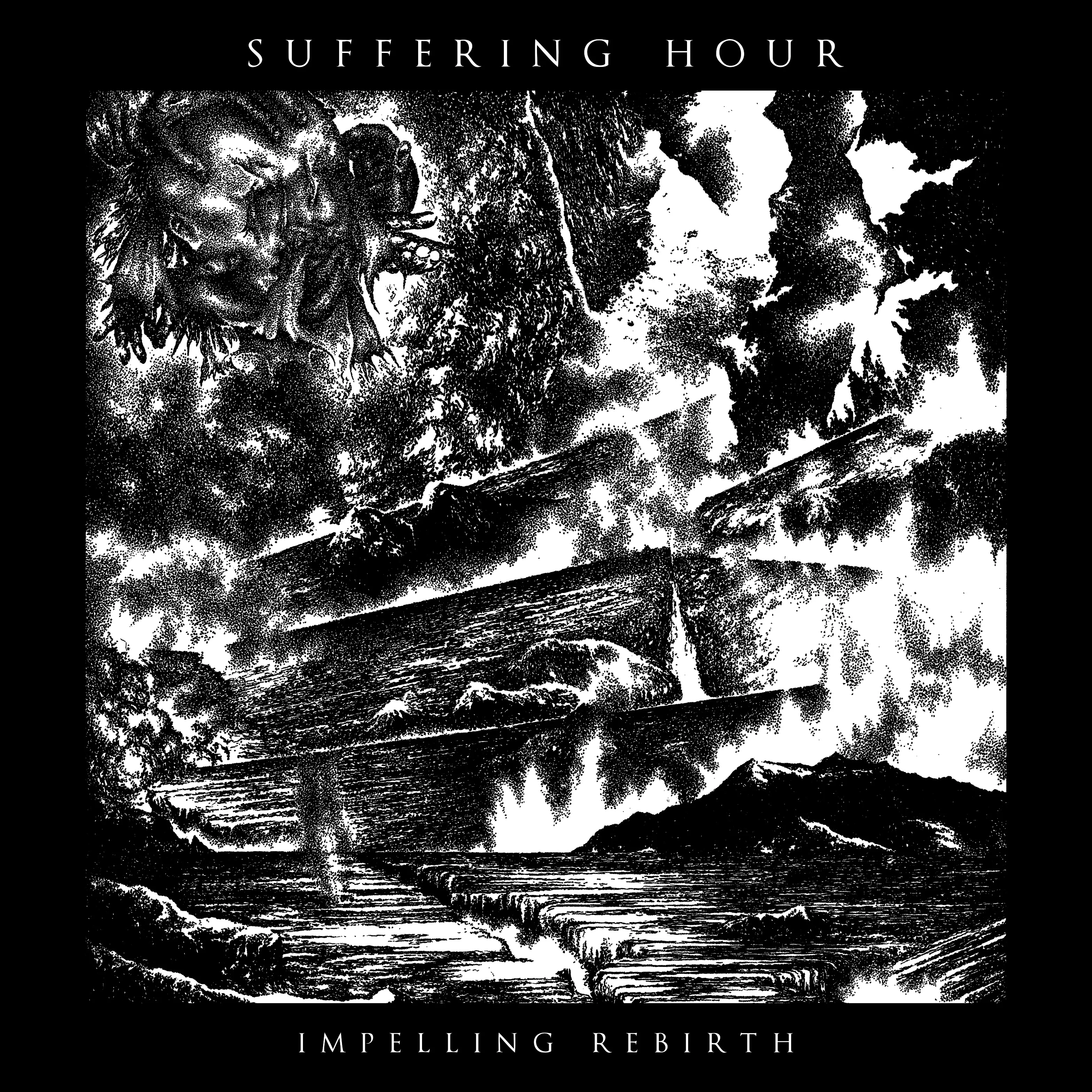 Official album cover art for the release Impelling Rebirth by Suffering Hour