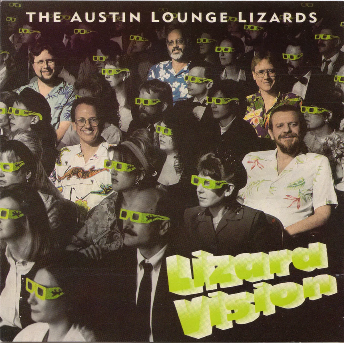 Official album cover art for the release Lizard Vision by Austin Lounge Lizards