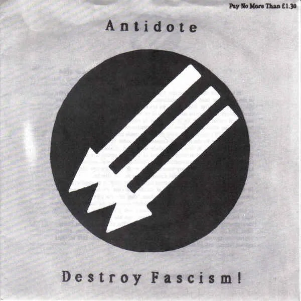 Official album cover art for the release Destroy Fascism by Antidote