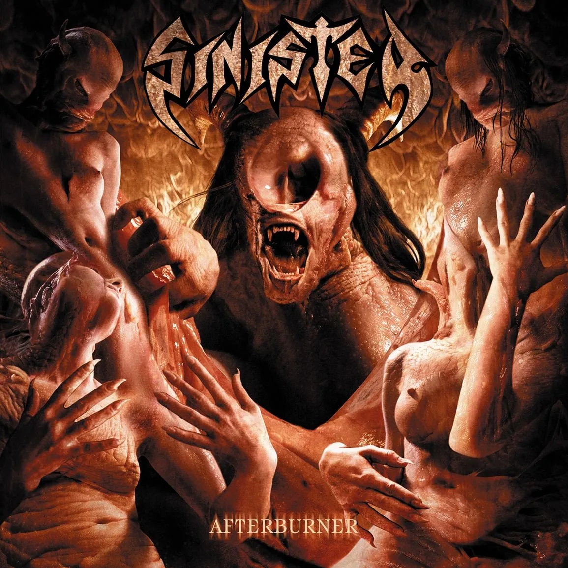 Official album cover art for the release Afterburner by Sinister