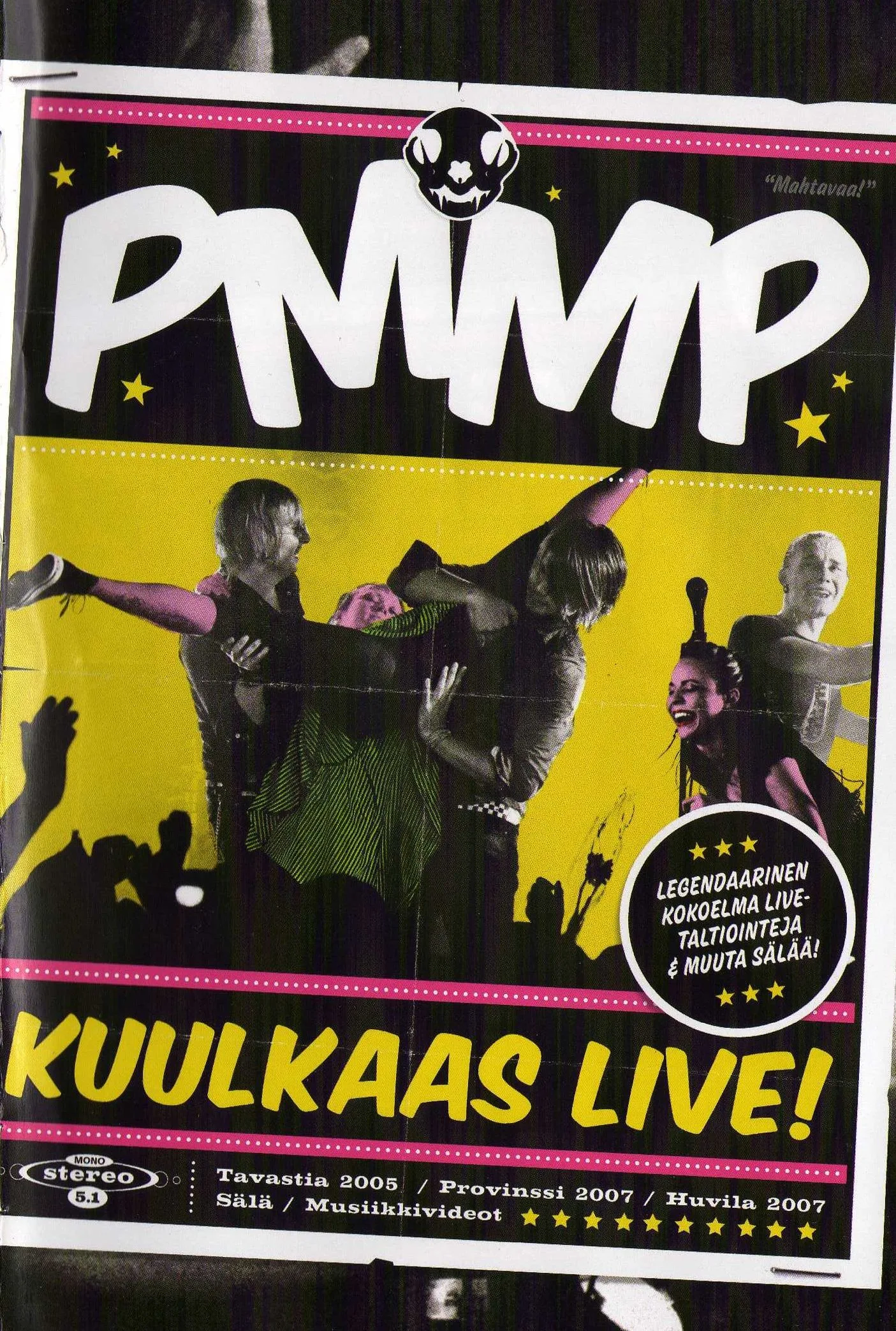 Official album cover art for the release Kuulkaas live! by PMMP