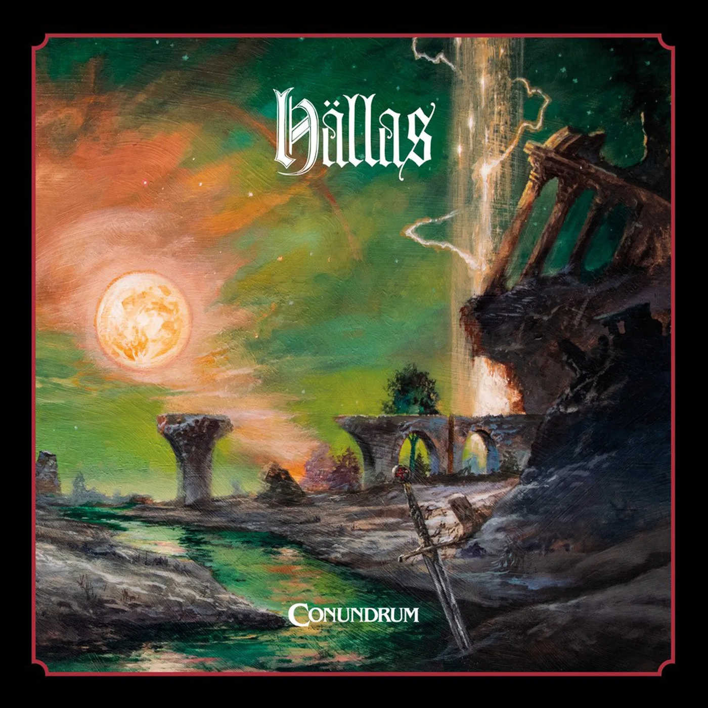 Official album cover art for the release Conundrum by Hällas