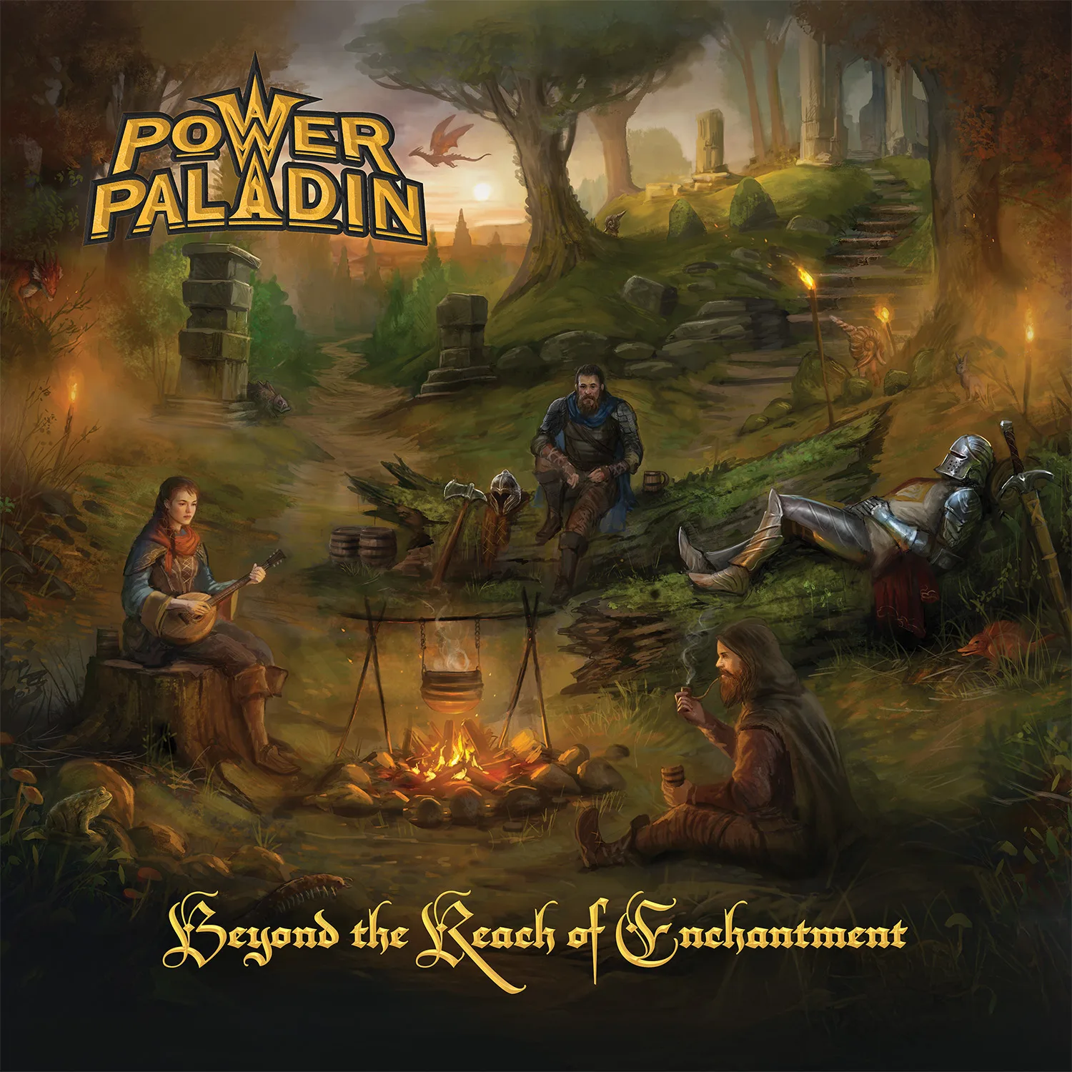 Official album cover art for the release Beyond the Reach of Enchantment by Power Paladin