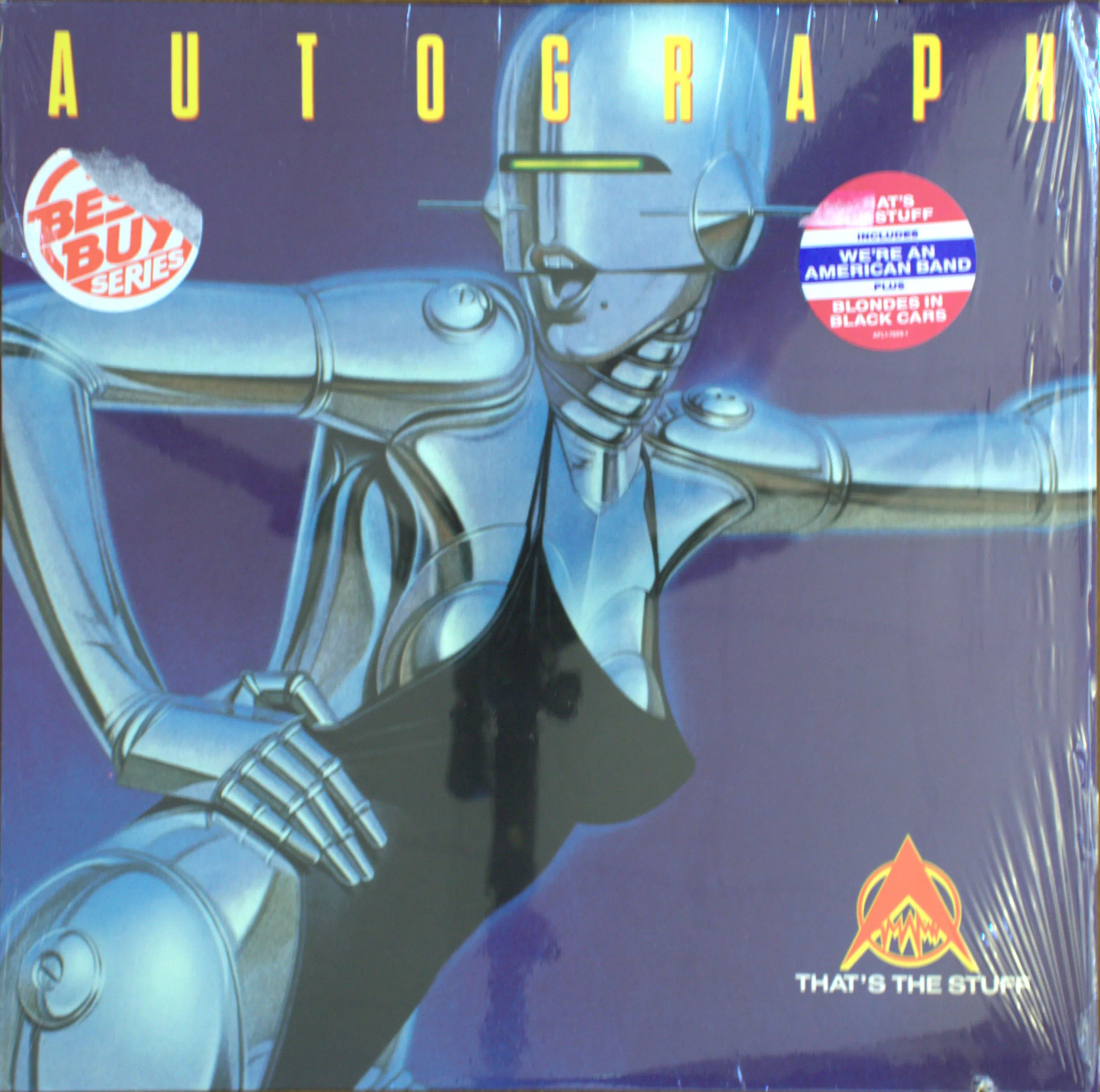 Official album cover art for the release That’s the Stuff by Autograph