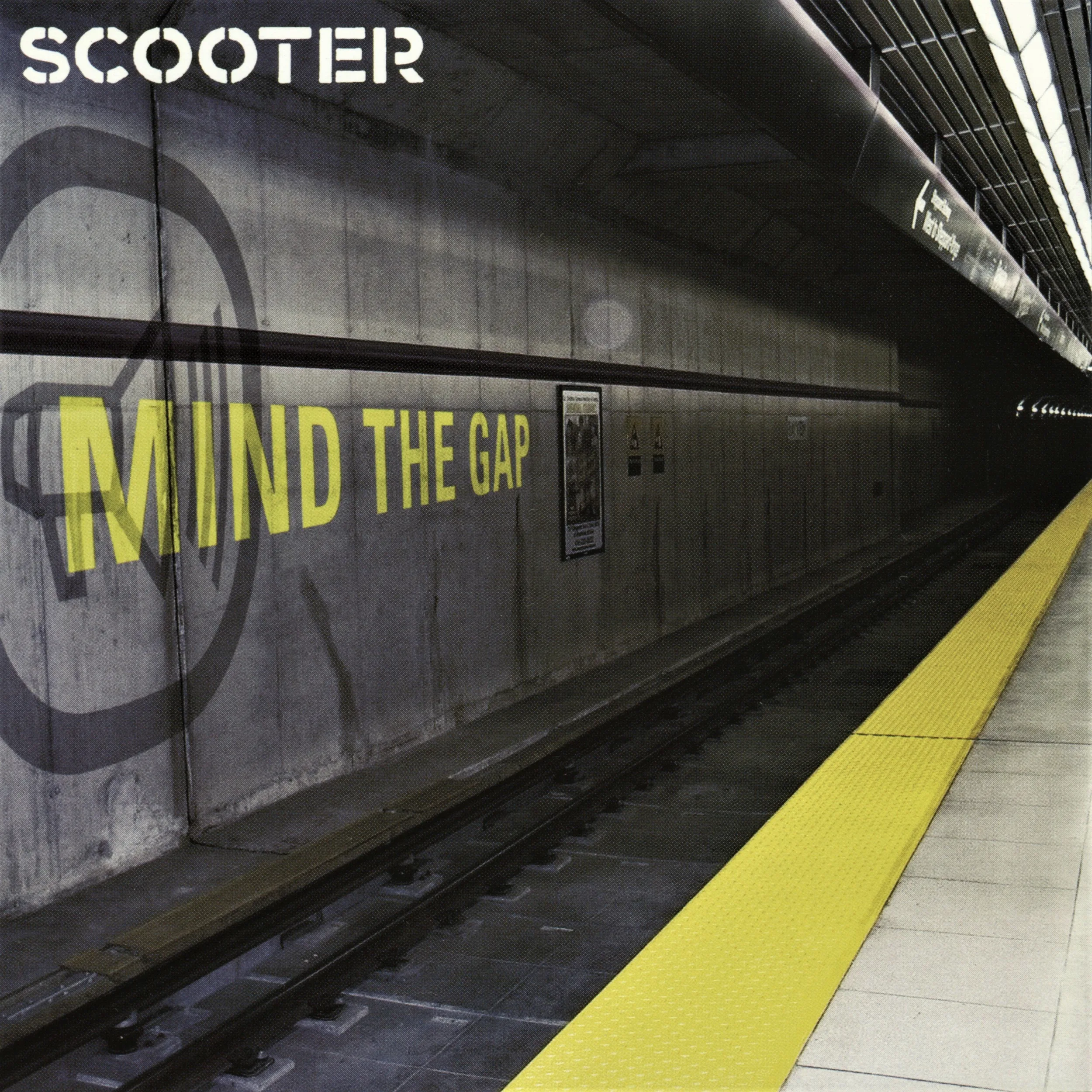 Official album cover art for the release Mind the Gap by Scooter