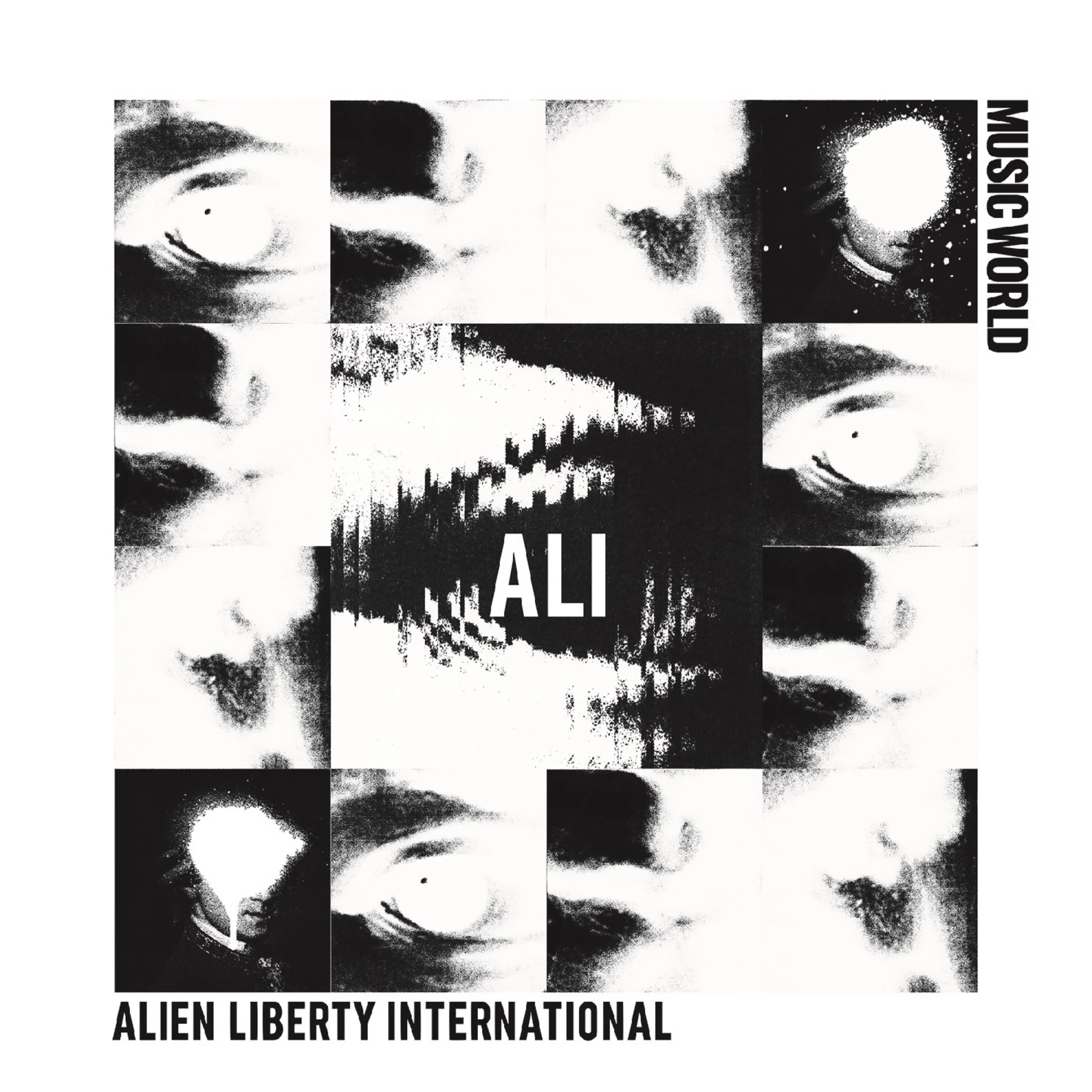 Official album cover art for the release MUSIC WORLD by ALI
