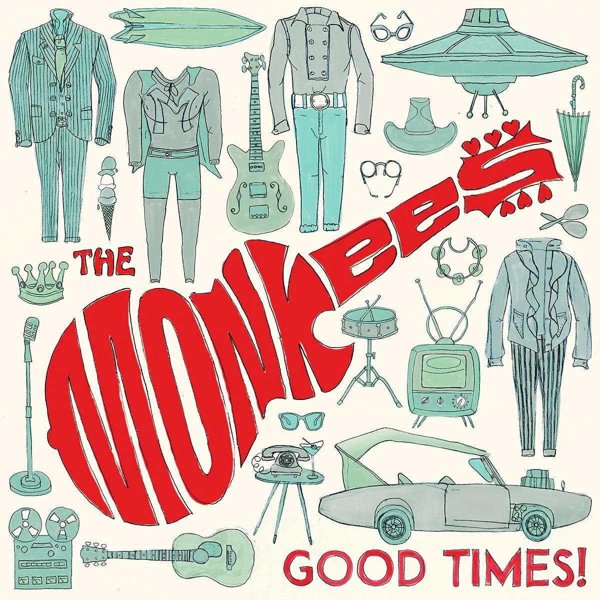 Official album cover artwork for Good Times! by The Monkees