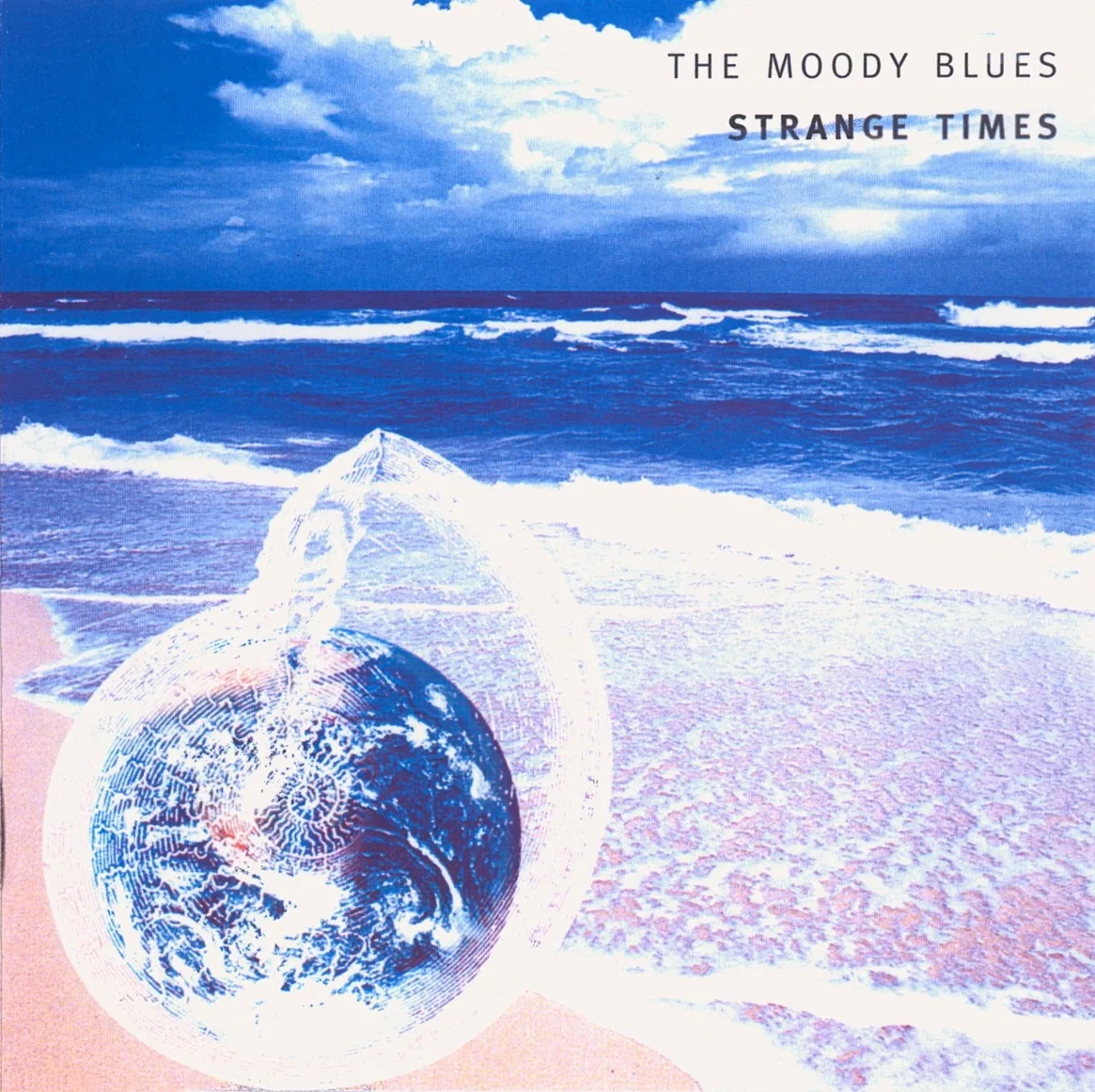 English Sunset song track artwork featured on the album Strange Times by The Moody Blues