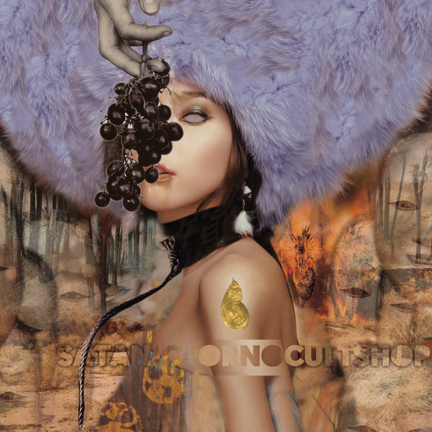 Official album cover art for the release Zap Meemees by Satanicpornocultshop