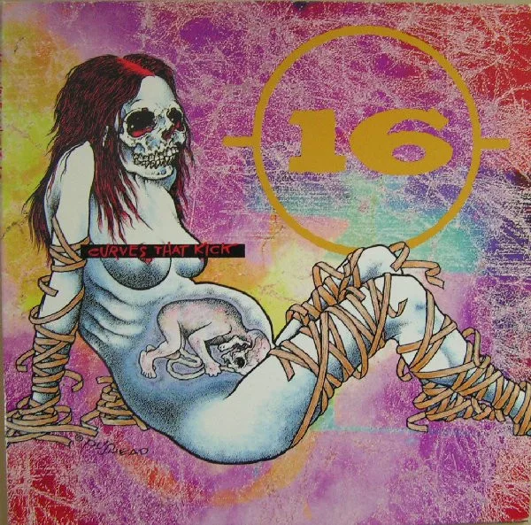 Official album cover art for the release Curves That Kick by 16