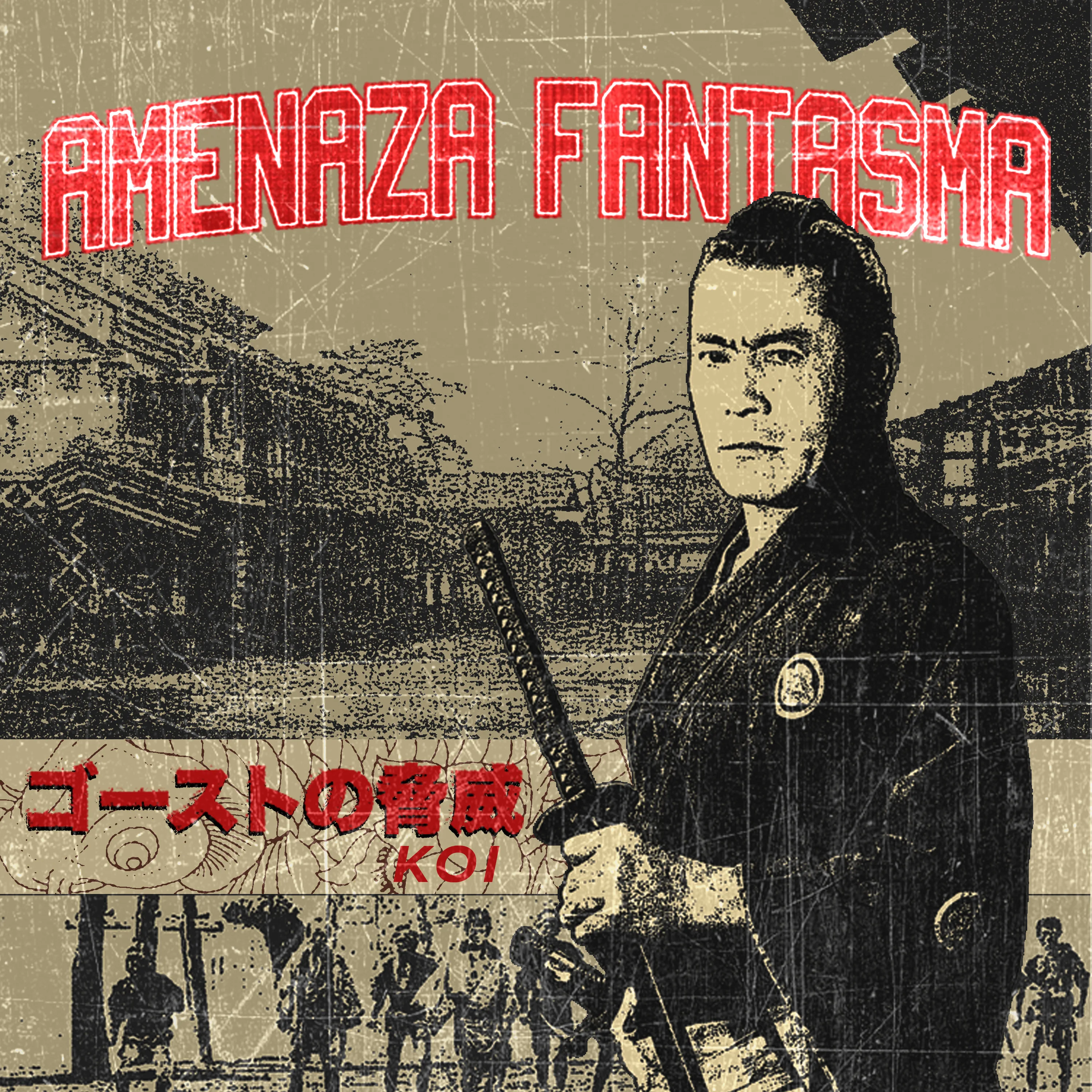Official album cover art for the release Koi by Amenaza Fantasma