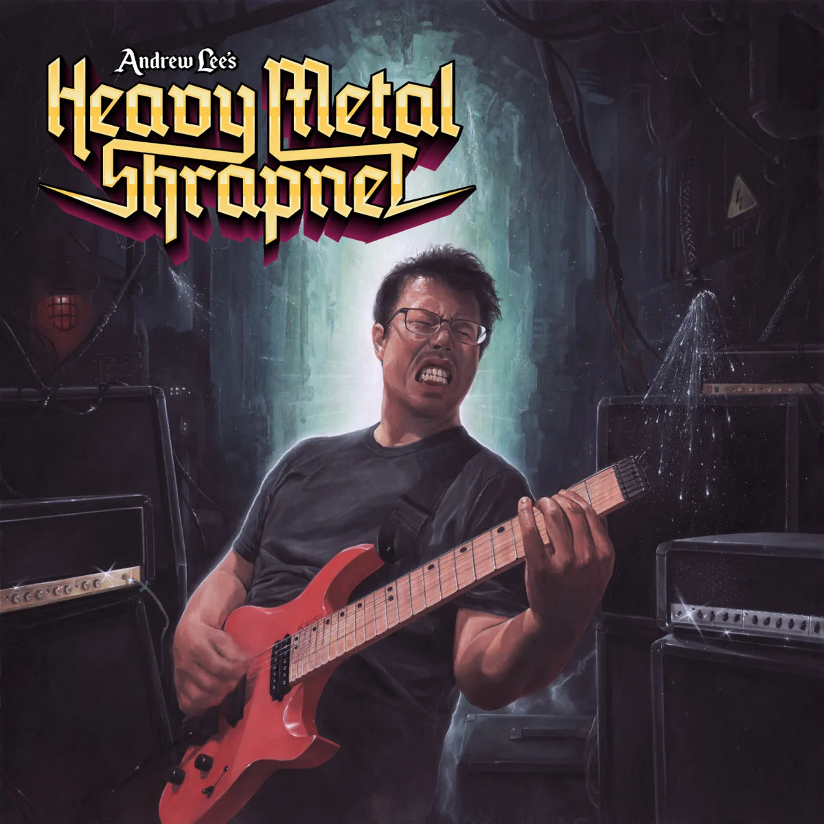 Official album cover art for the release Heavy Metal Shrapnel by Heavy Metal Shrapnel