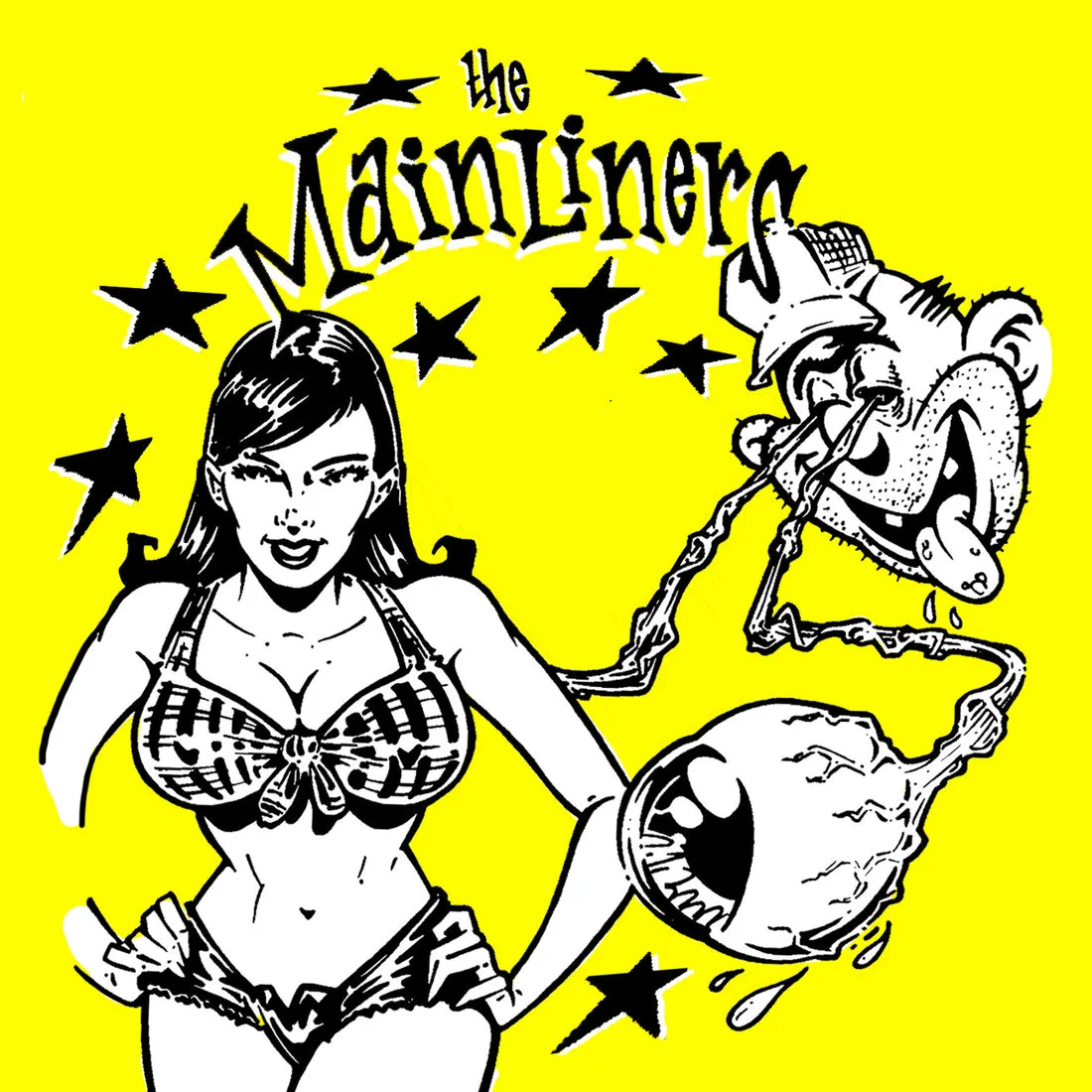 Official album cover art for the release Discography by The Mainliners