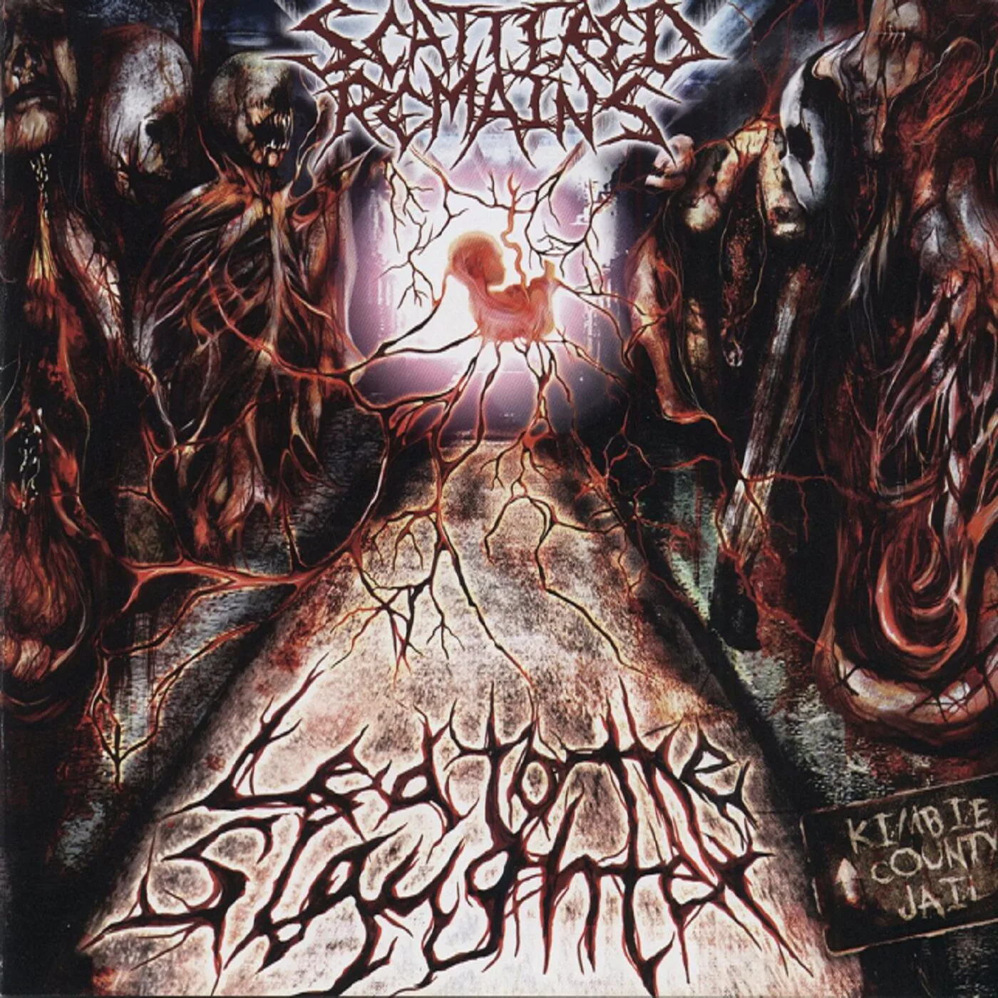 Official album cover art for the release Led to the Slaughter by Scattered Remains