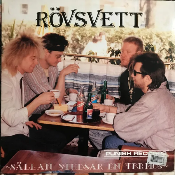 Official album cover art for the release Sällan Studsar En Termos / Distortion Head by Rövsvett