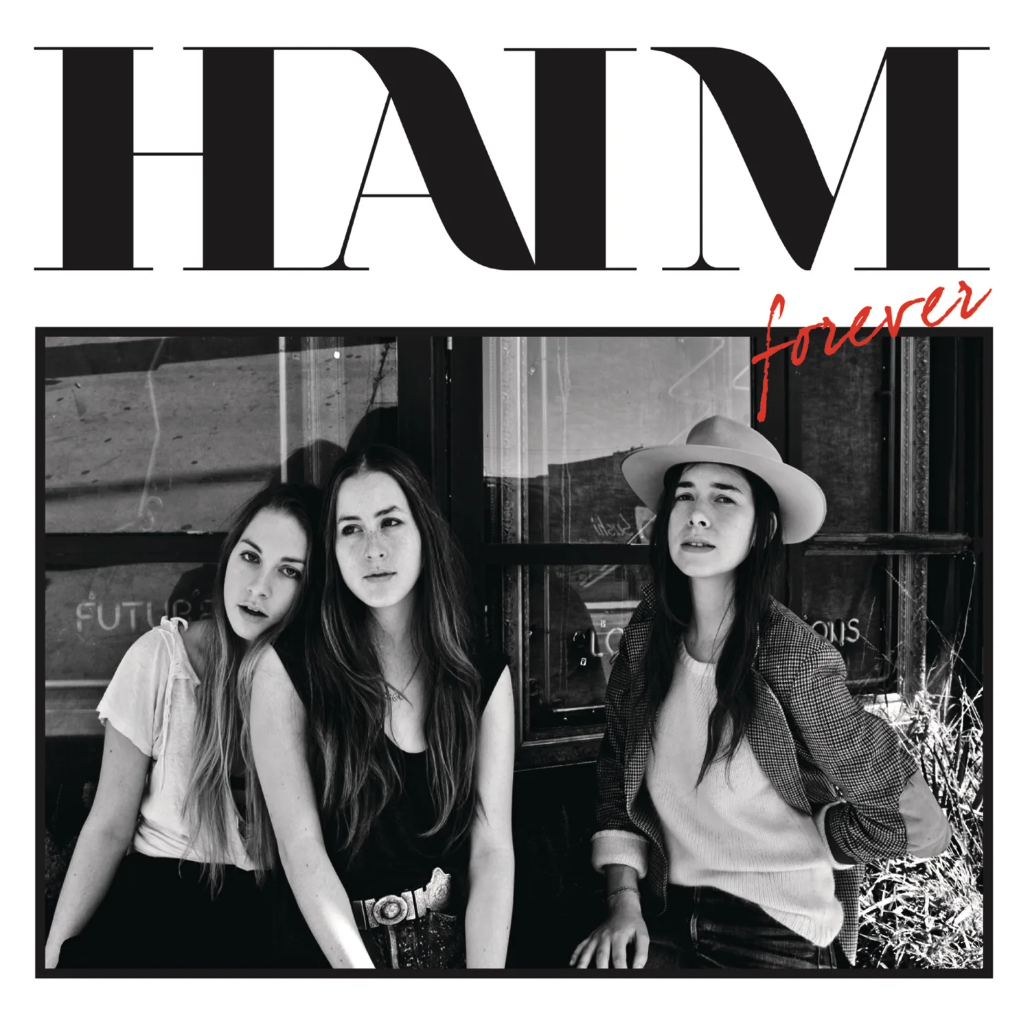 Official album cover art for the release Forever by HAIM