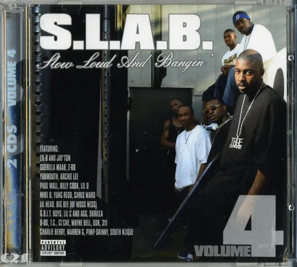 Official album cover art for the release Slow, Loud and Bangin', Volume 4 by S.L.A.B.