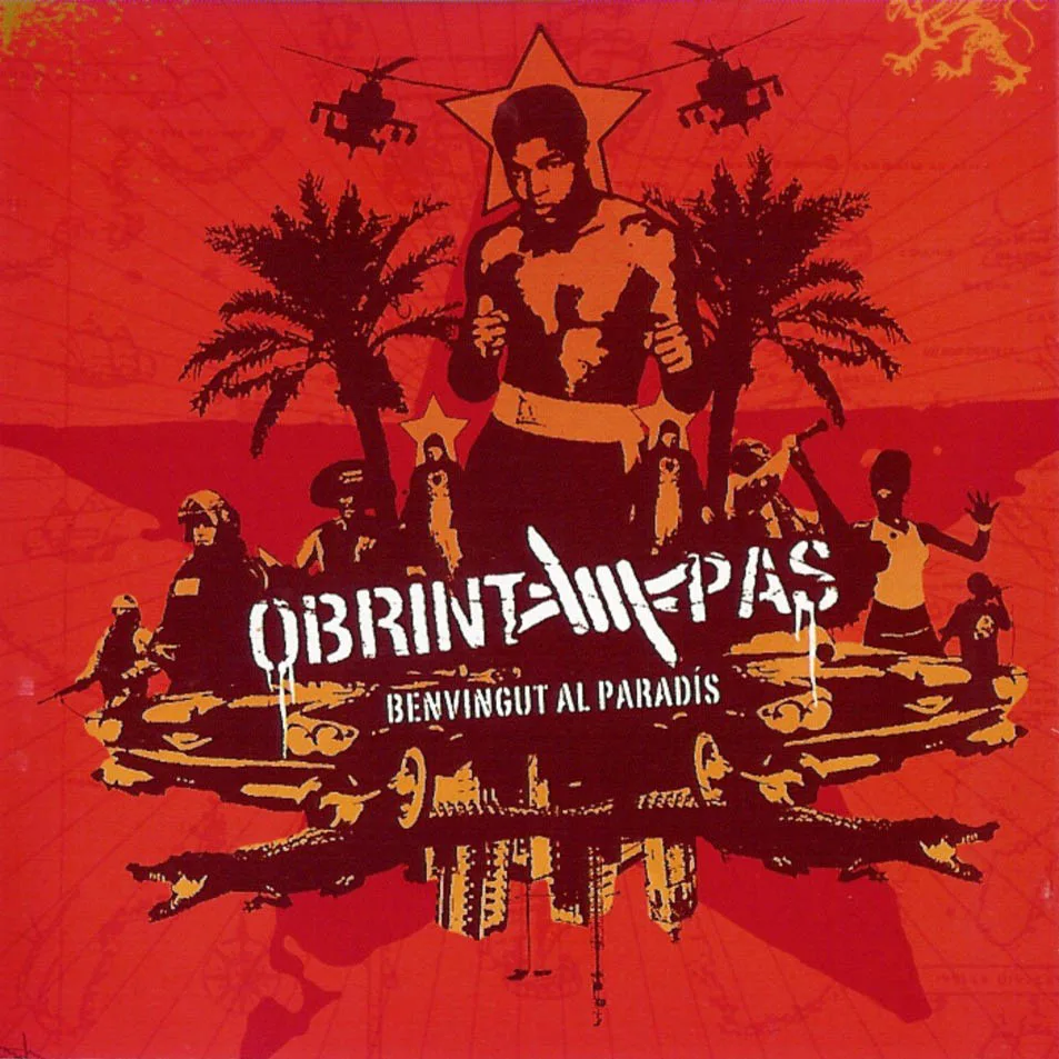 Official album cover art for the release Benvingut al paradís by Obrint Pas