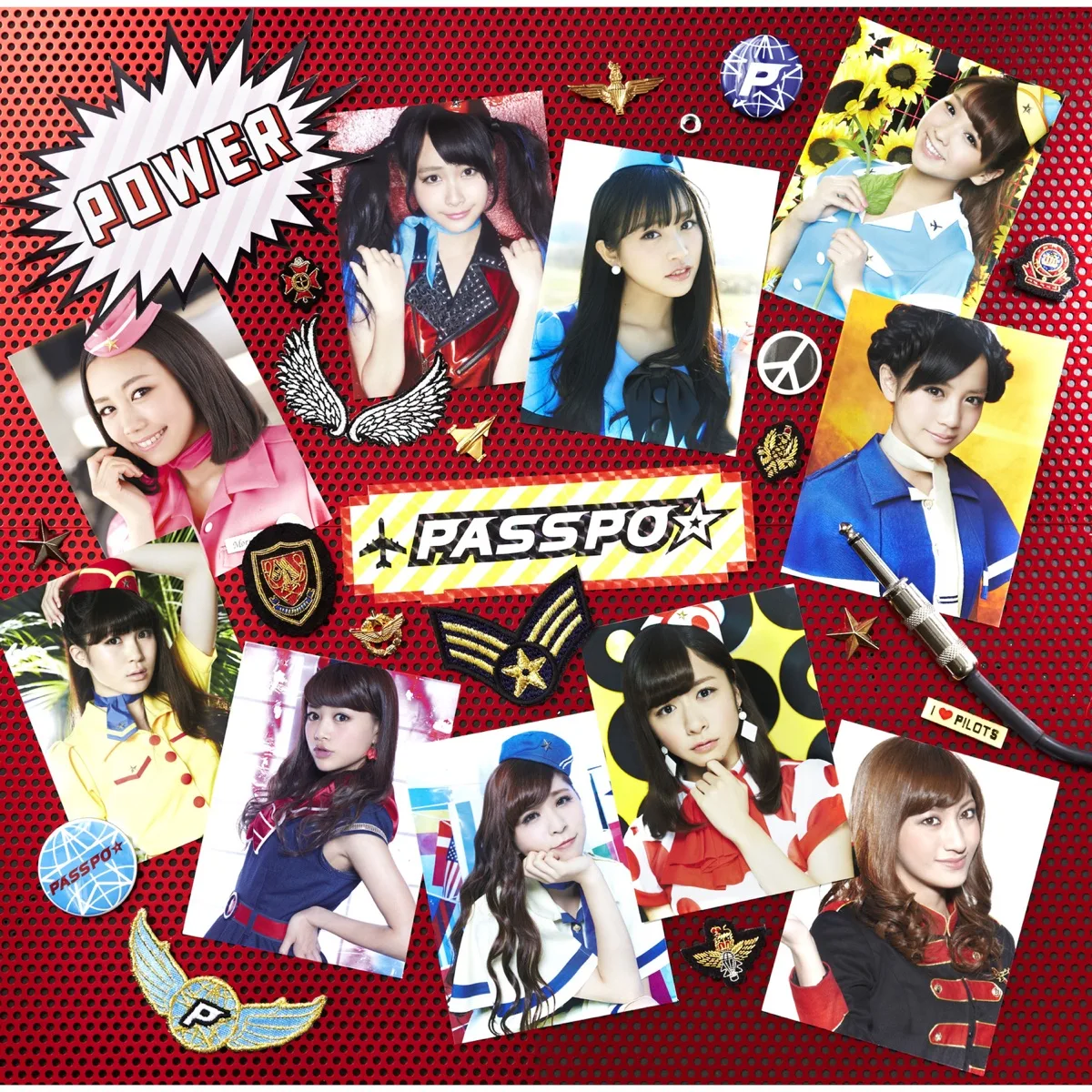 Official album cover art for the release PASSPO☆ COMPLETE BEST ALBUM "POWER -UNIVERSAL MUSIC YEARS-" by PASSPO☆