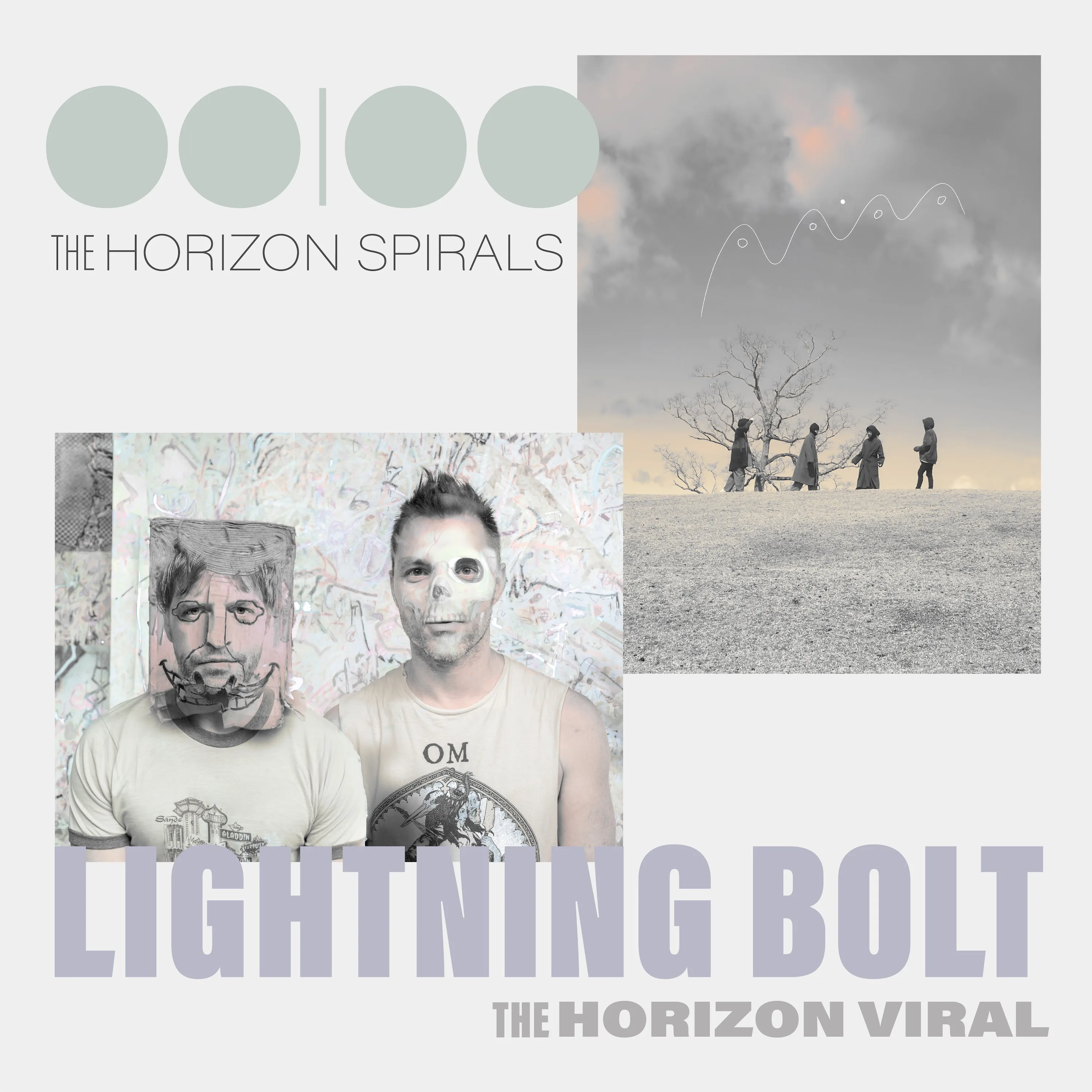 Official album cover artwork for THE HORIZON SPIRALS / THE HORIZON VIRAL by OOIOO