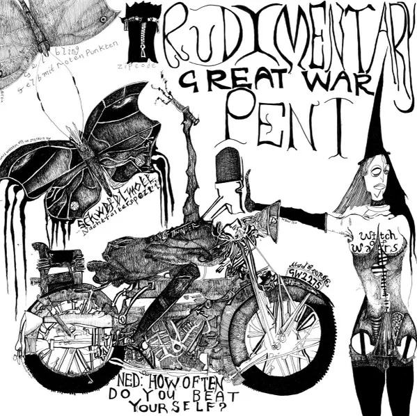 Official album cover art for the release Great War by Rudimentary Peni