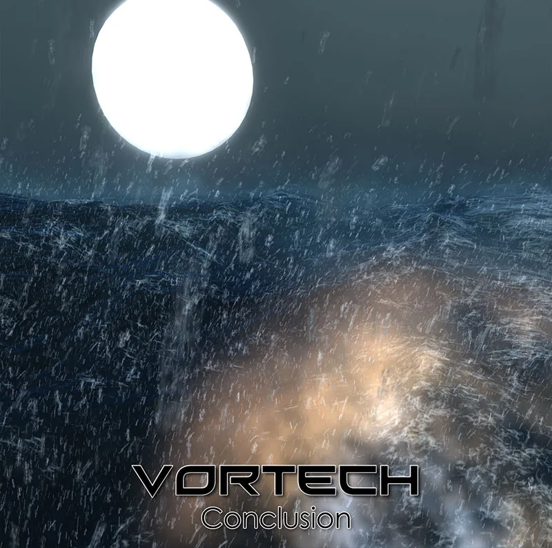Official album cover art for the release Conclusion by Vortech