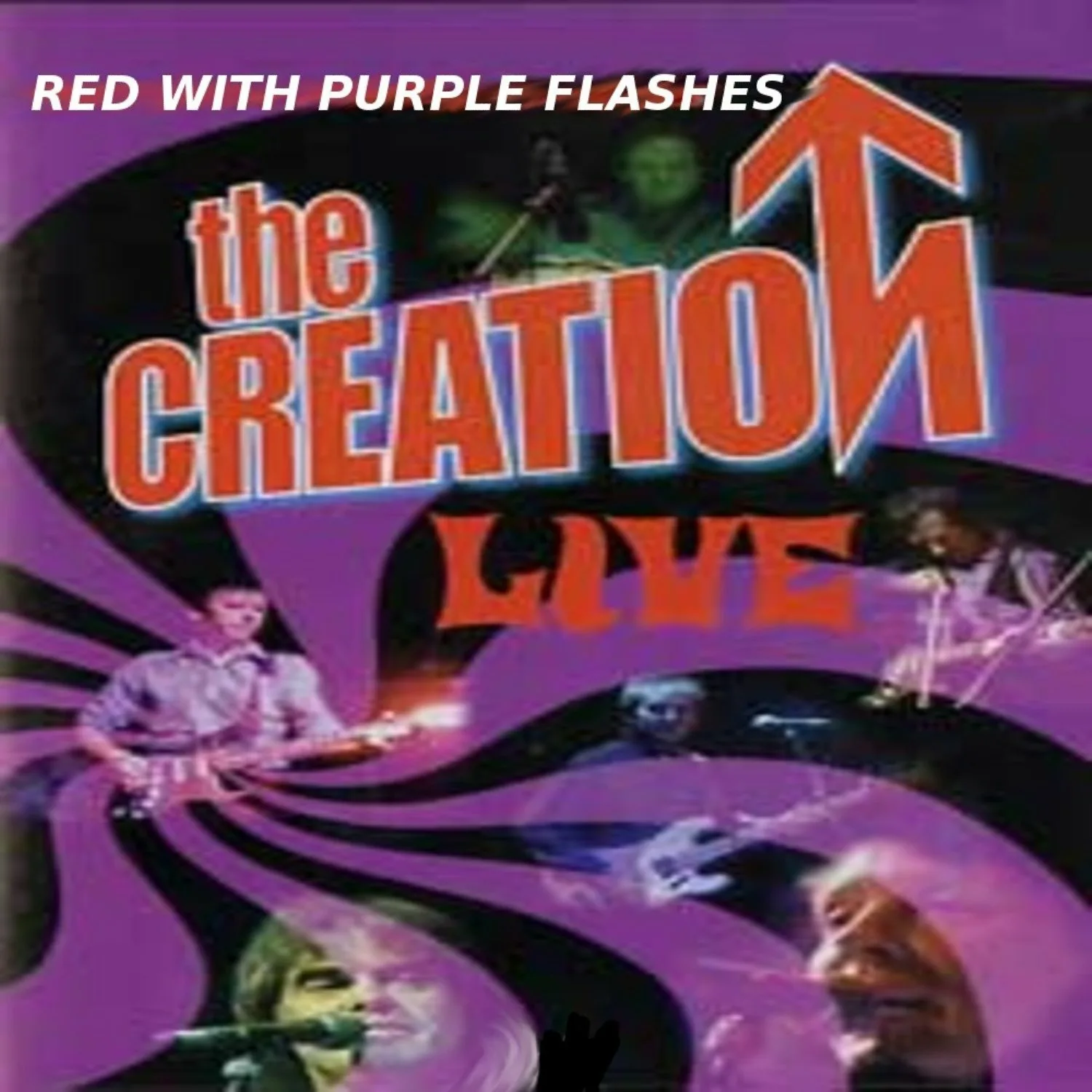 Red With Purple Flashes