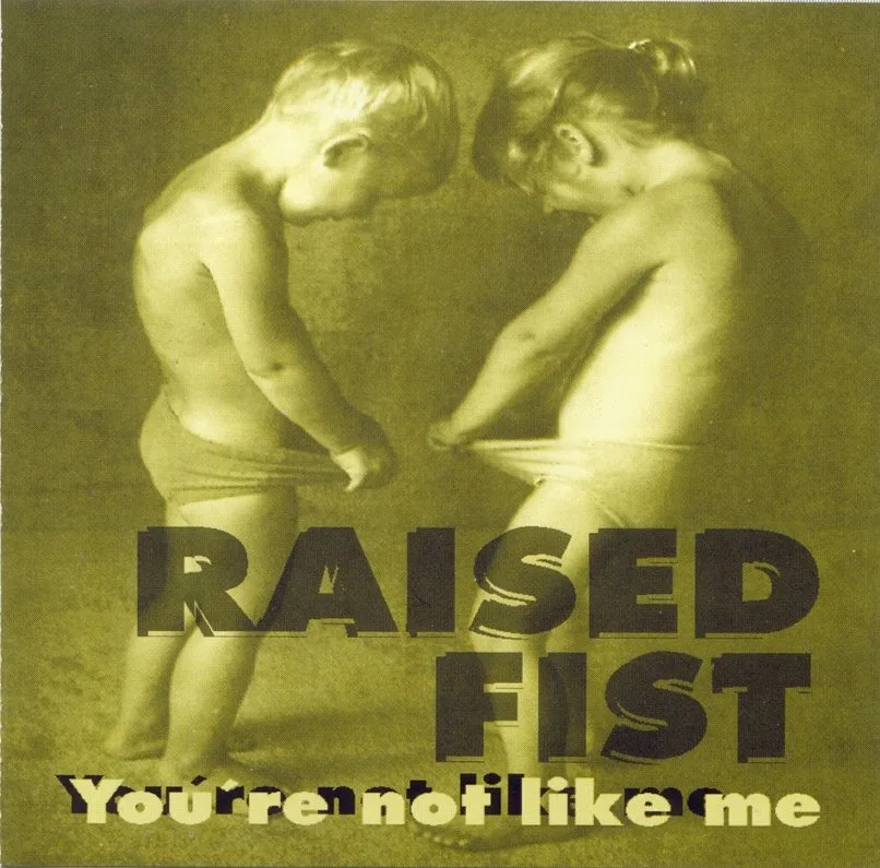 Official album cover art for the release You're Not Like Me by Raised Fist