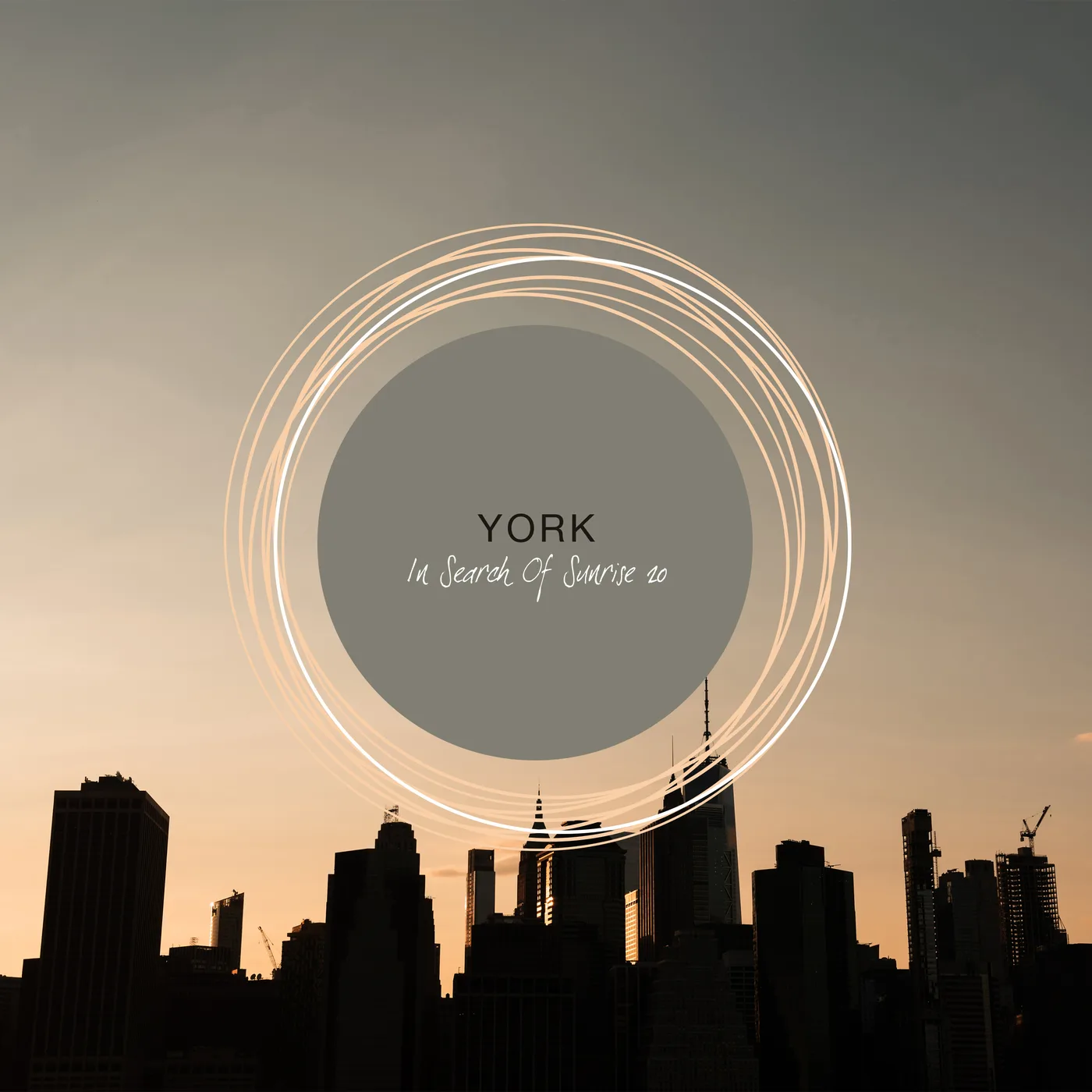 Official album cover art for the release In Search of Sunrise 20 by York