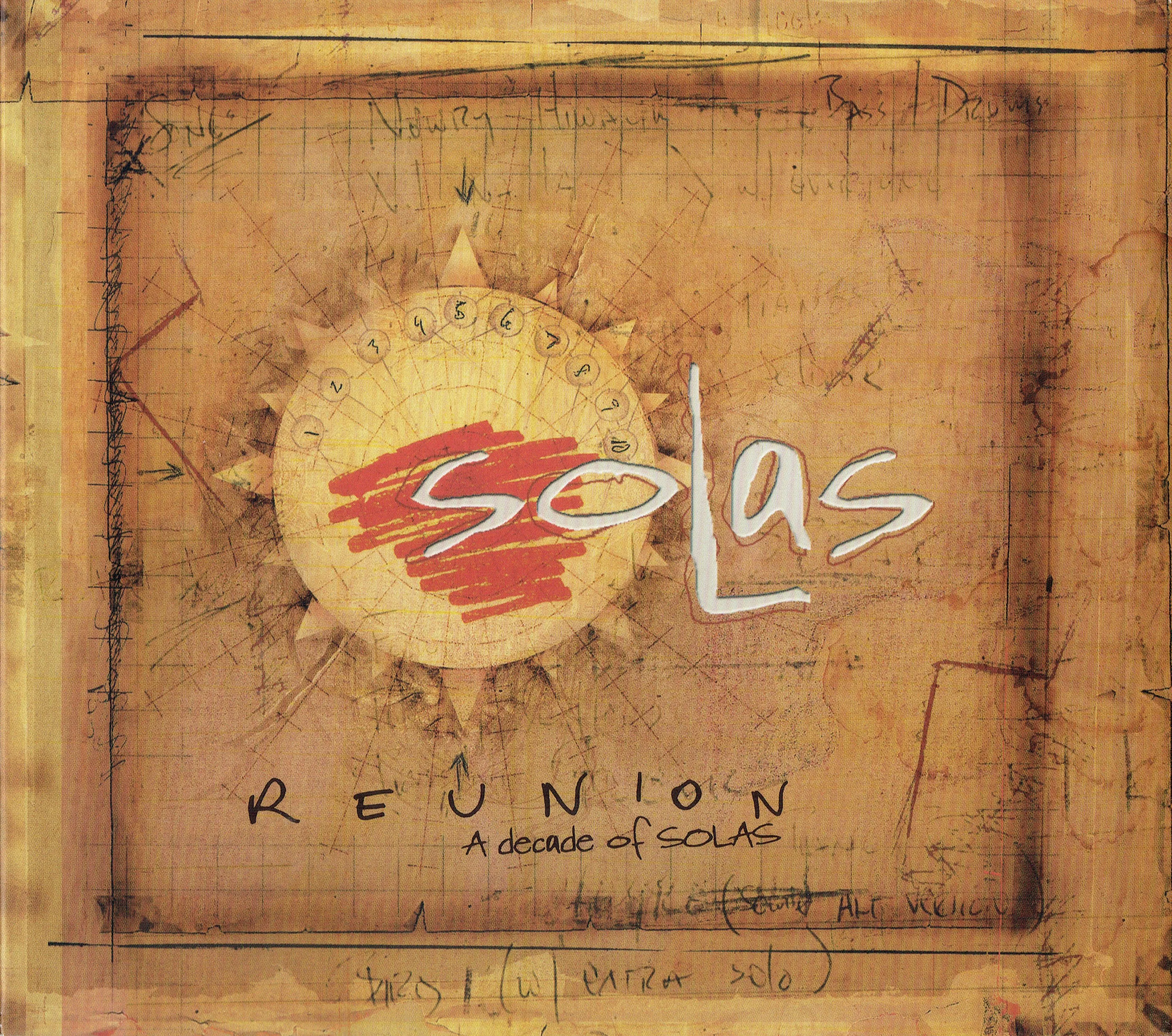 Official album cover art for the release Reunion: A Decade of Solas by Solas