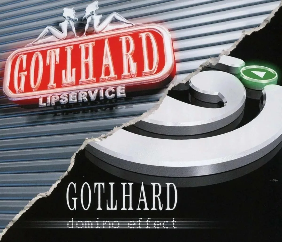 Official album cover artwork for Lipservice / Domino Effect by Gotthard