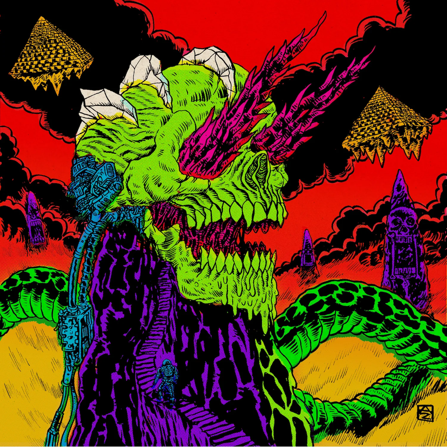 Official album cover art for the release Life by Dead Neanderthals