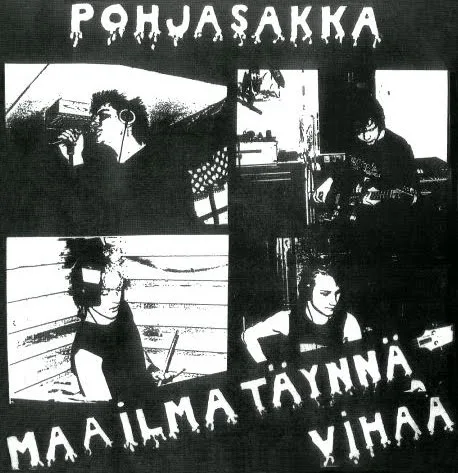 Official album cover art for the release Maailma täynnä vihaa by Pohjasakka