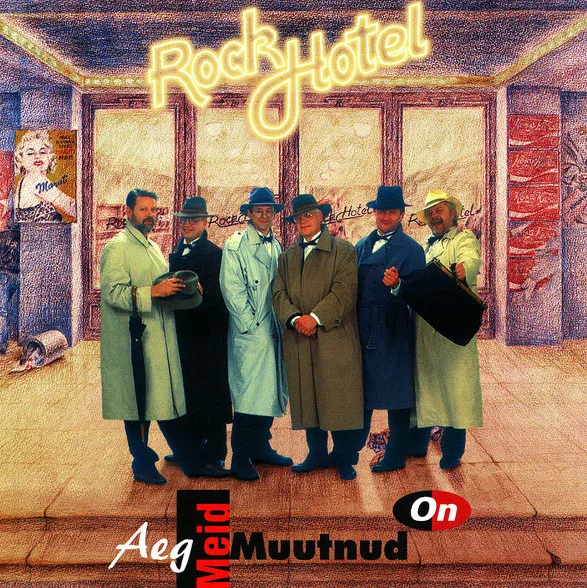 Official album cover art for the release Aeg meid muutnud on by Rock Hotel