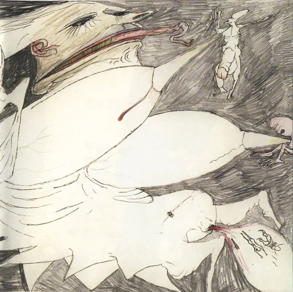 Official album cover art for the release Echoes of Anguish by Rudimentary Peni