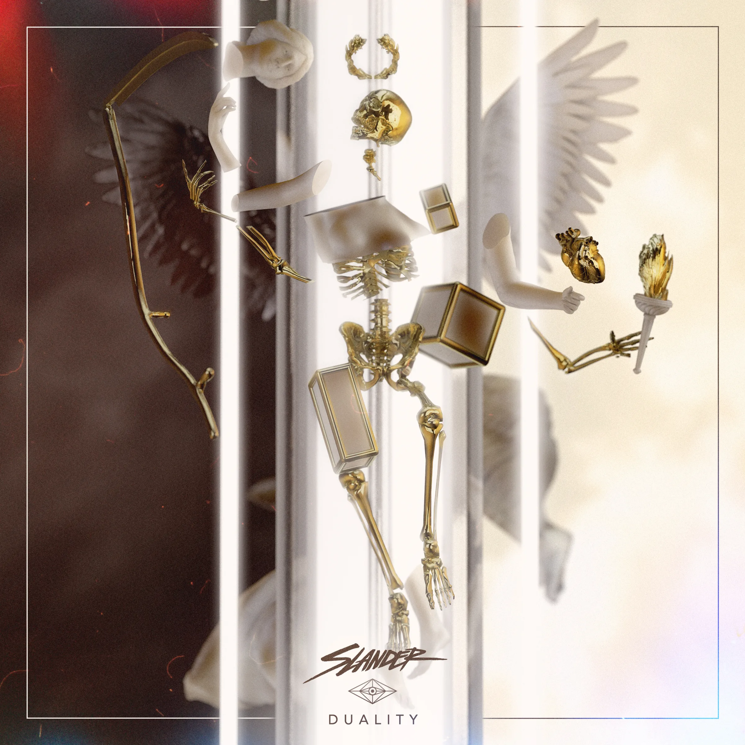 Official album cover art for the release Duality by SLANDER