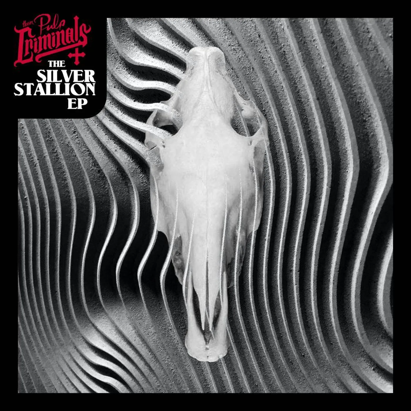 Official album cover art for the release The Silver Stallion EP by Them Pulp Criminals