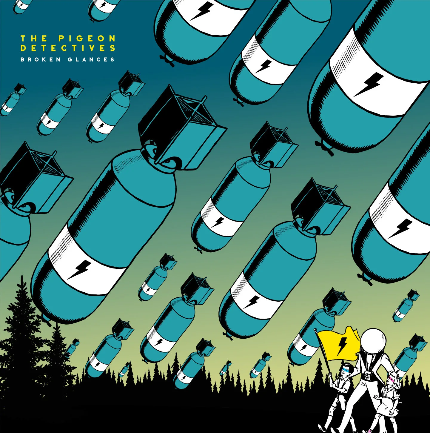 Official album cover artwork for Broken Glances by The Pigeon Detectives