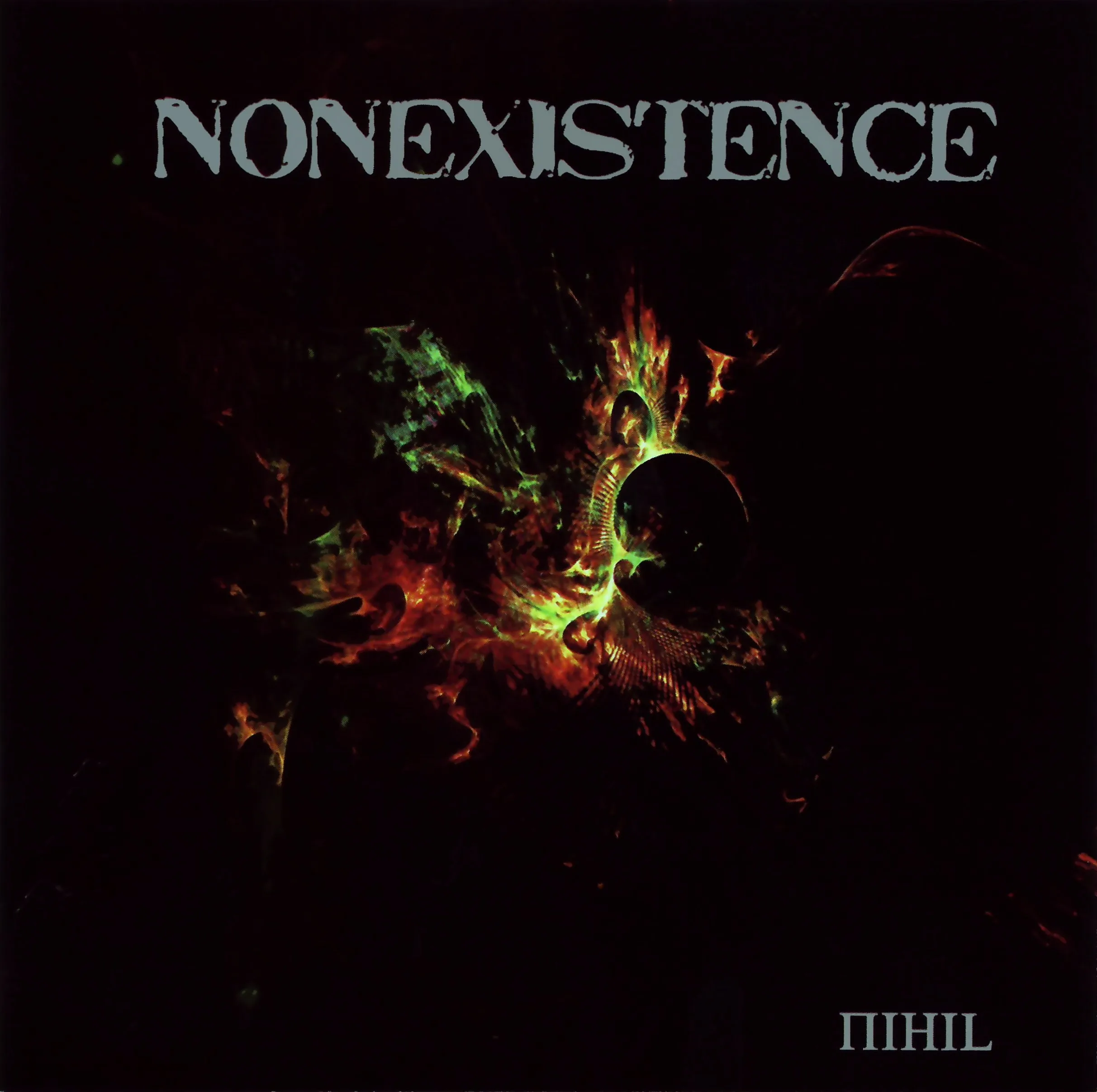 Official album cover art for the release Nihil by Nonexistence