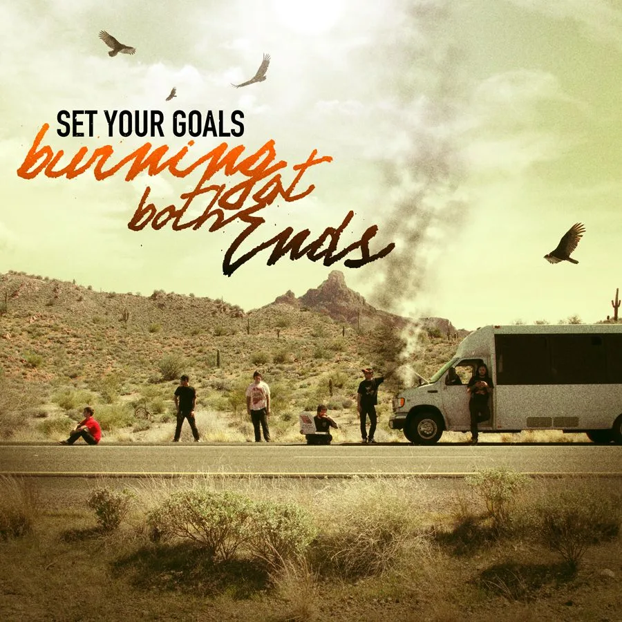 Official album cover art for the release Burning at Both Ends by Set Your Goals