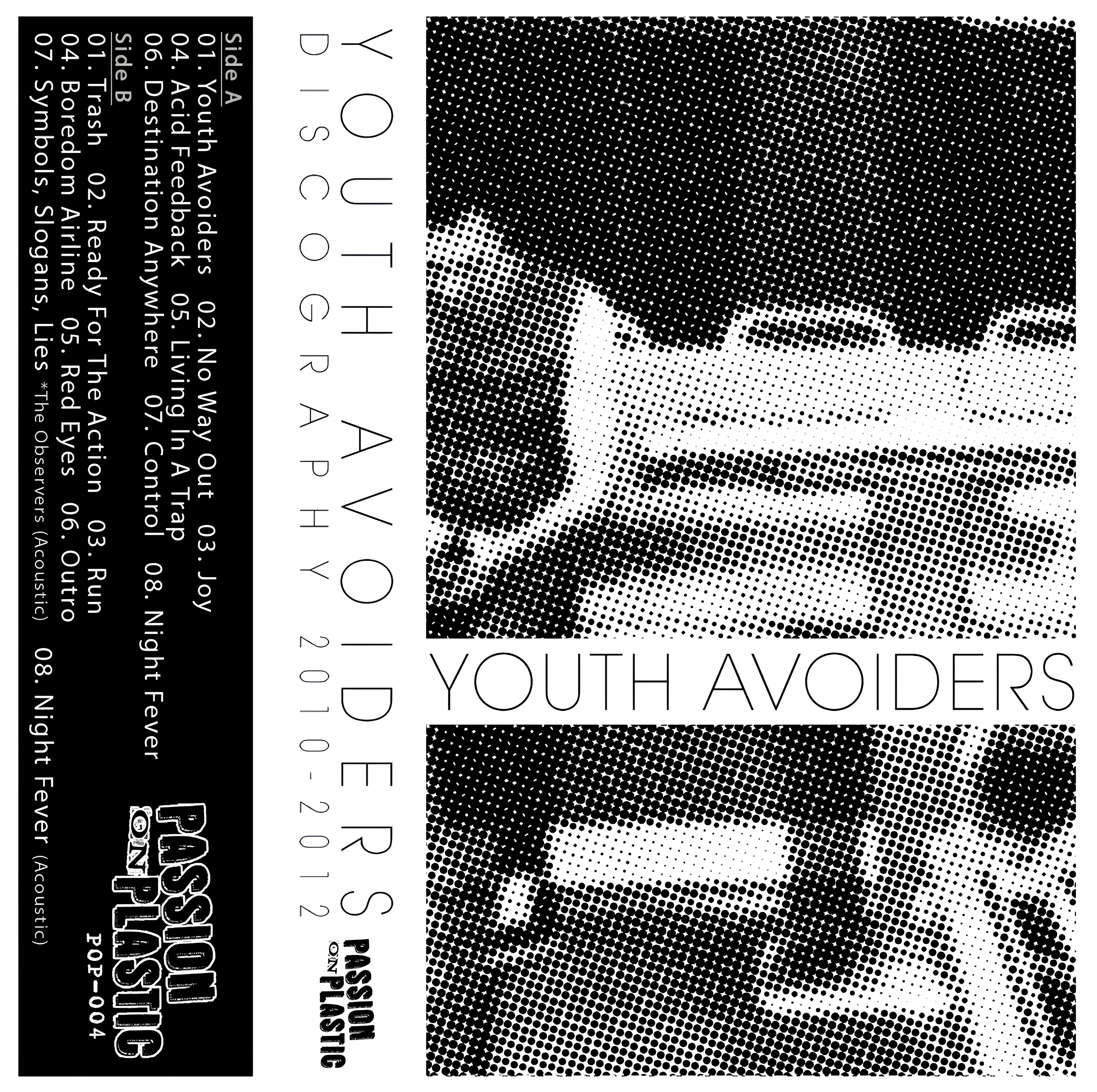 Official album cover art for the release Discography 2010-2012 by Youth Avoiders